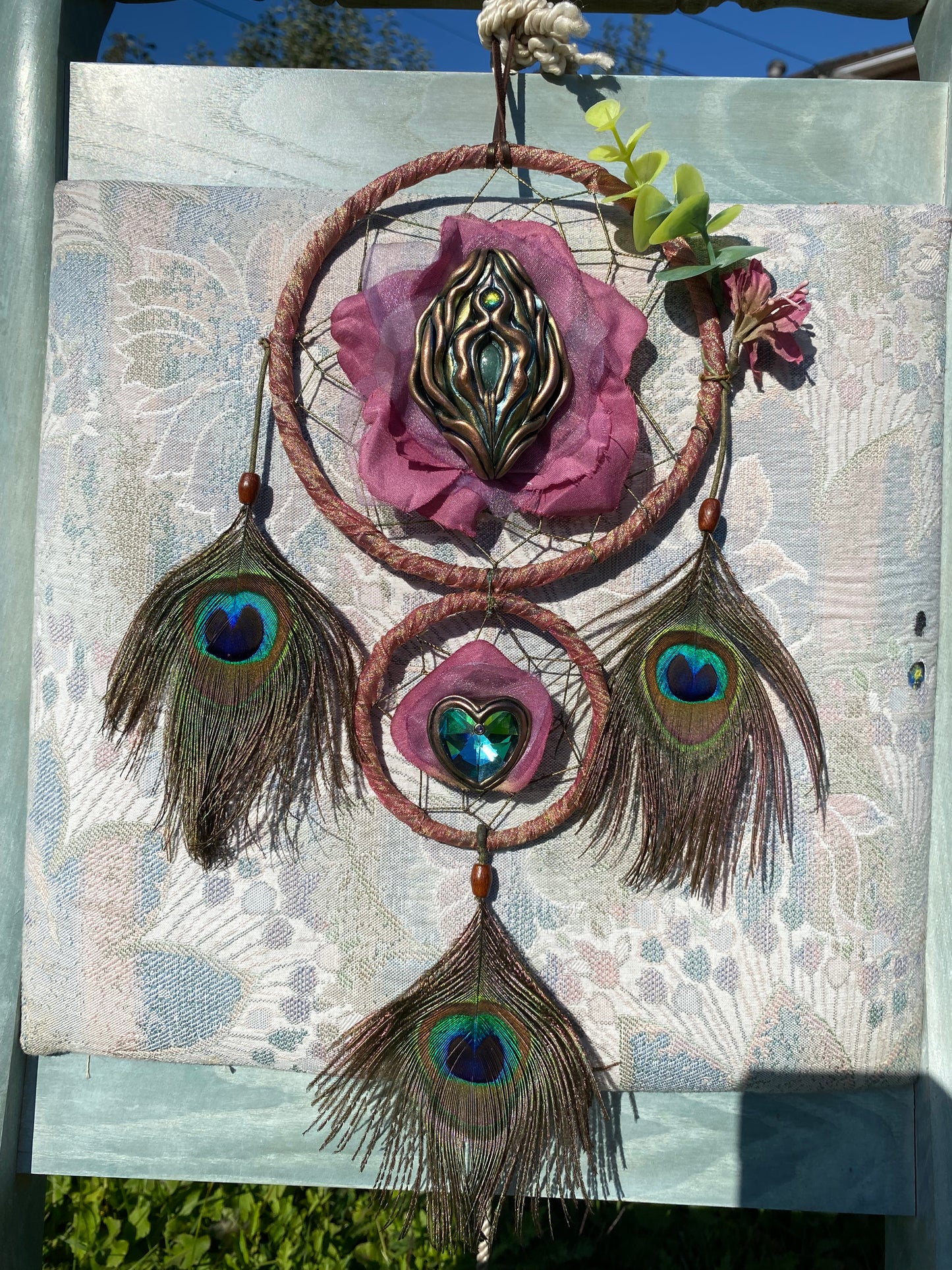 Rose Hearted Goddess Dream Catcher