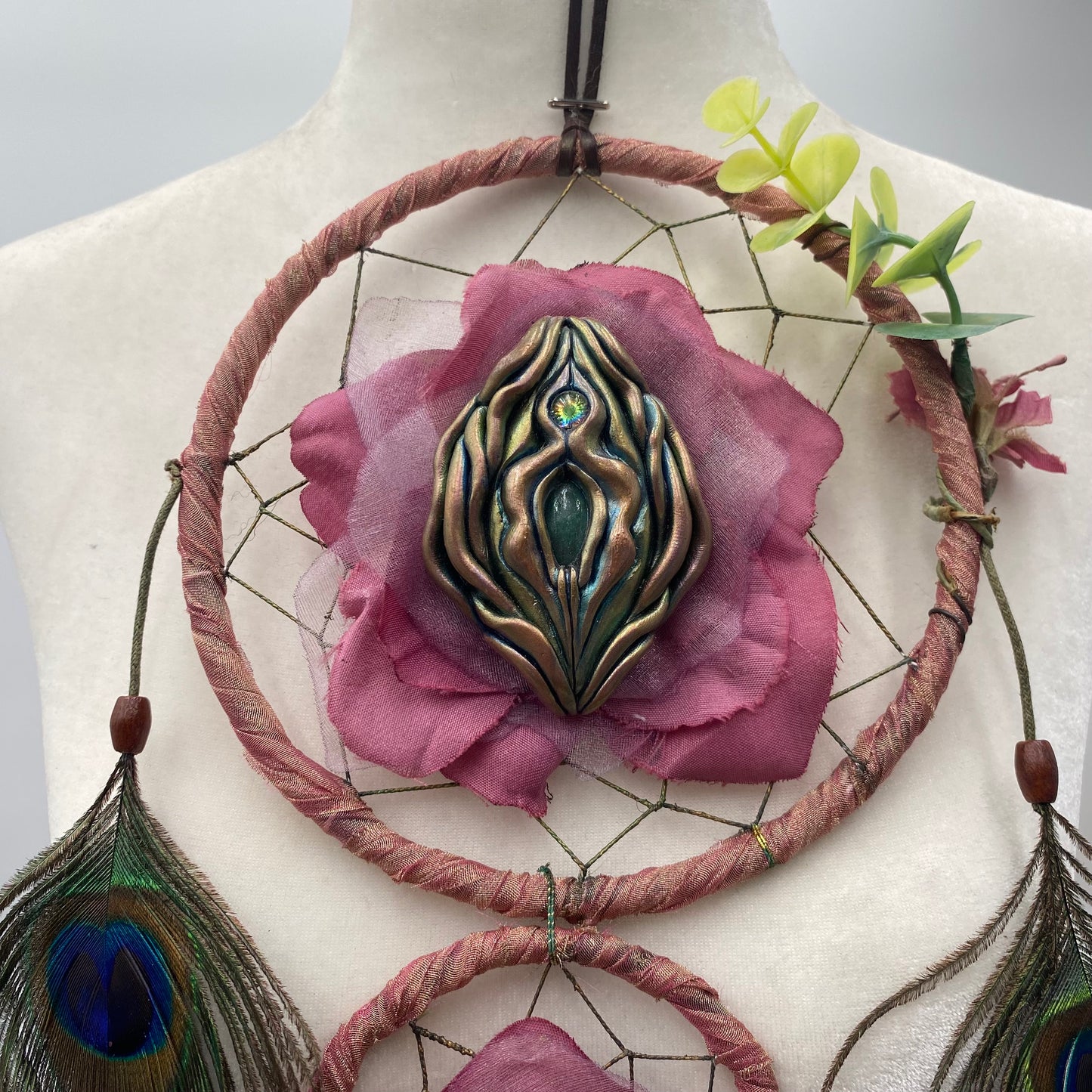 Rose Hearted Goddess Dream Catcher